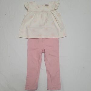 Toddler Outfit Pants, Size 18-24M And  Blouse, Size 18M